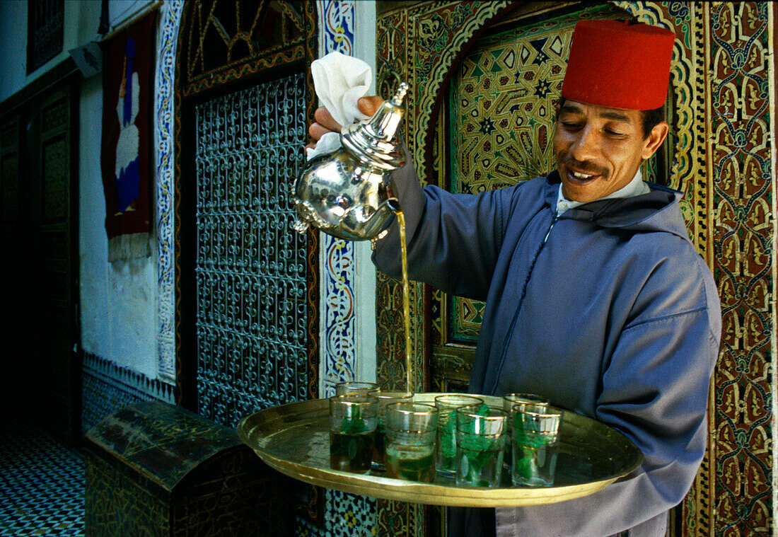 Teahouse, Fes, Morocco, North Africa
