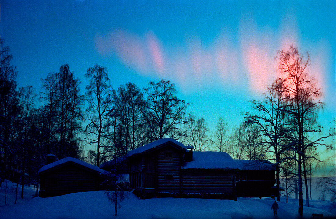 Aurora borealis, Maihaugen, Lillehammer, Norway Europe