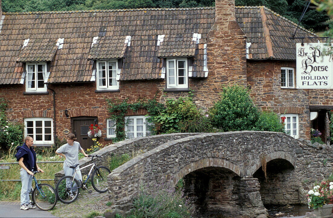 Packhorse Bridge, Somerset, Allerford, Packhorse Bridge Europe, England