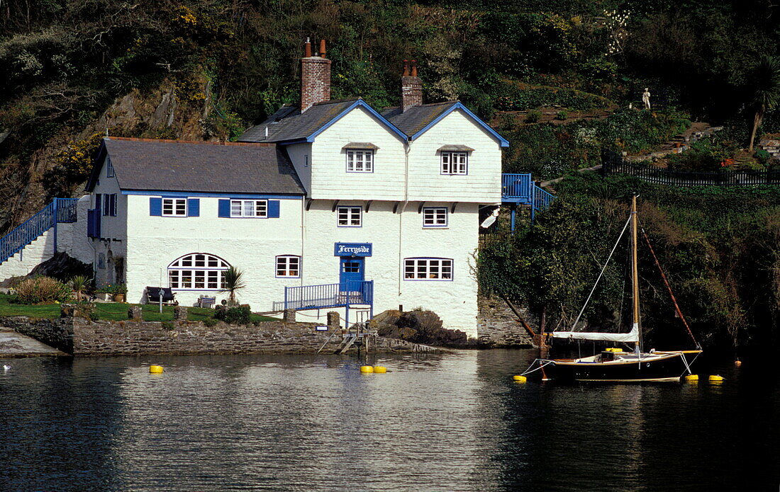 Ferryside, House of Daphne du Maurier, Cornwall, Fowey, Ferryside, Europe, England