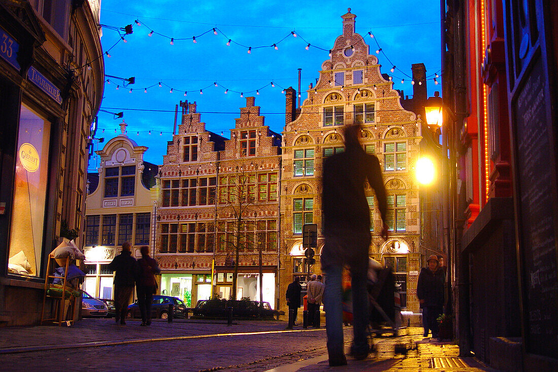 Ghent at night, Belgium