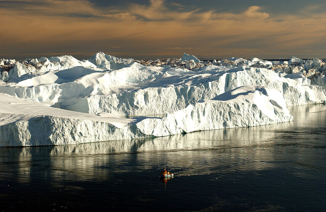 Gletscher, Ilulissat, Grönland