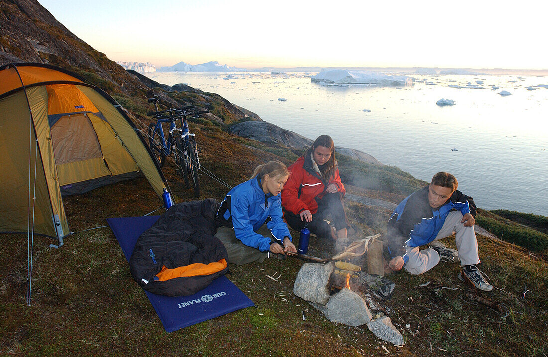 Camping, Ilulissat, Grönland