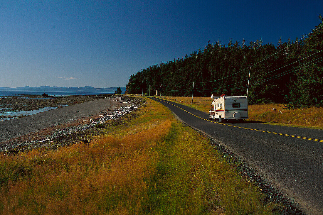 Queen Charlotte Islands, Yellowhead Highway, British Columbia, Canada, North America, America