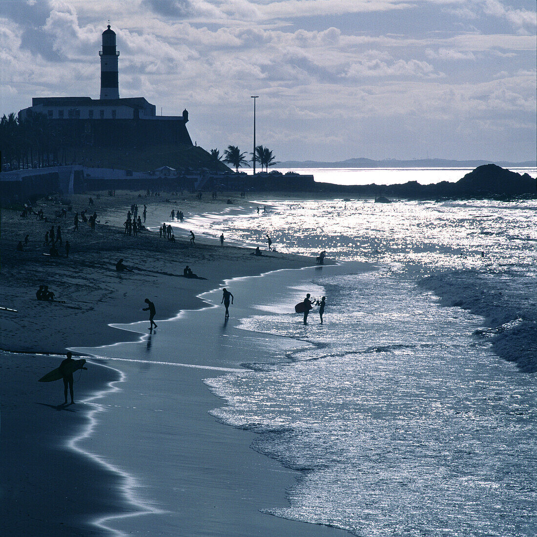 Farol da Barra Leuchtturm, Salvador da Bahia, Brasilien, Südamerika