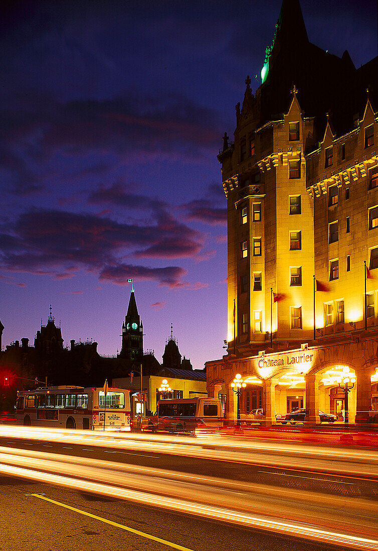 Hotel Chateau Laurier, Parliament hill, Ottawa, Quebec, Canada, North America, America