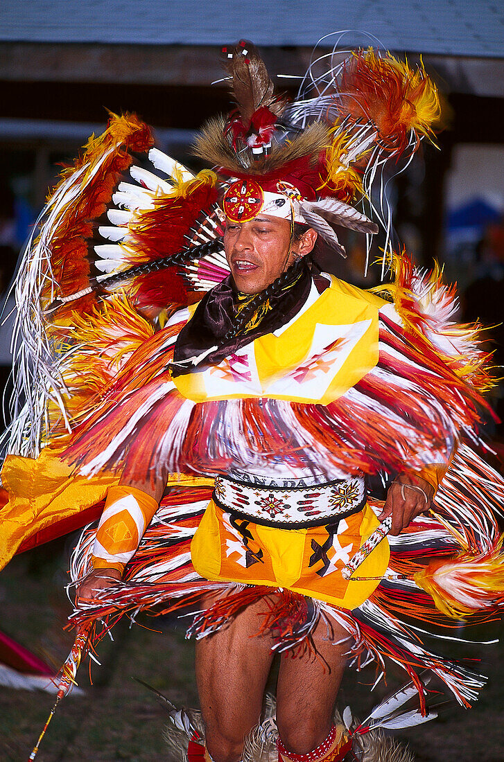 Dancer, Sagamoc Pow Wow, Massey, Indian Reserve Ontario, Canada