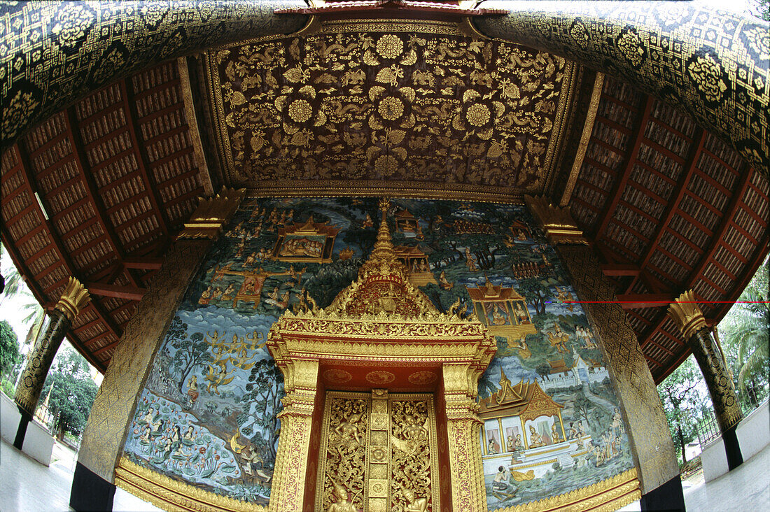 Wat Tat temple, Luang Prabang, Laos Indochina, Asia