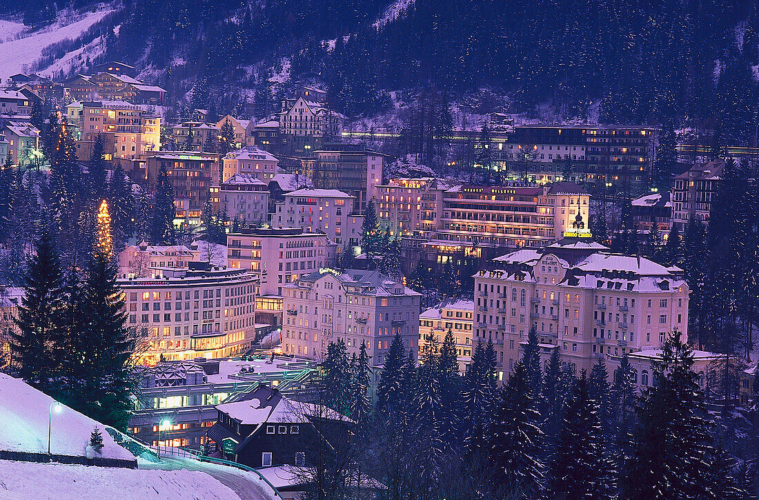 Ortsansicht, Bad Gastein, Oesterreich