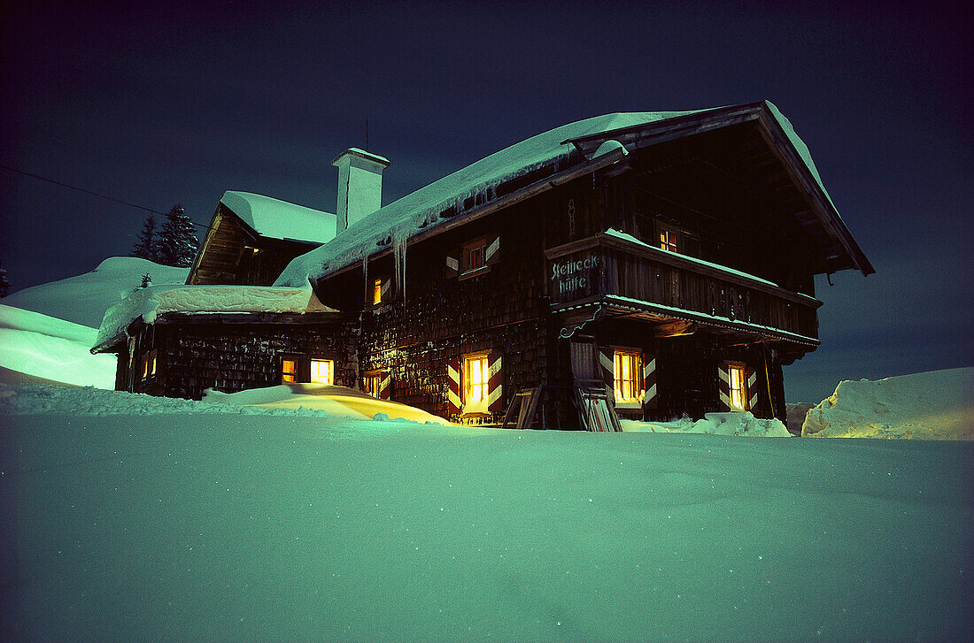 Skihütte, Steineck Hütte, Hahnenkam, Kitzbühel, Österreich