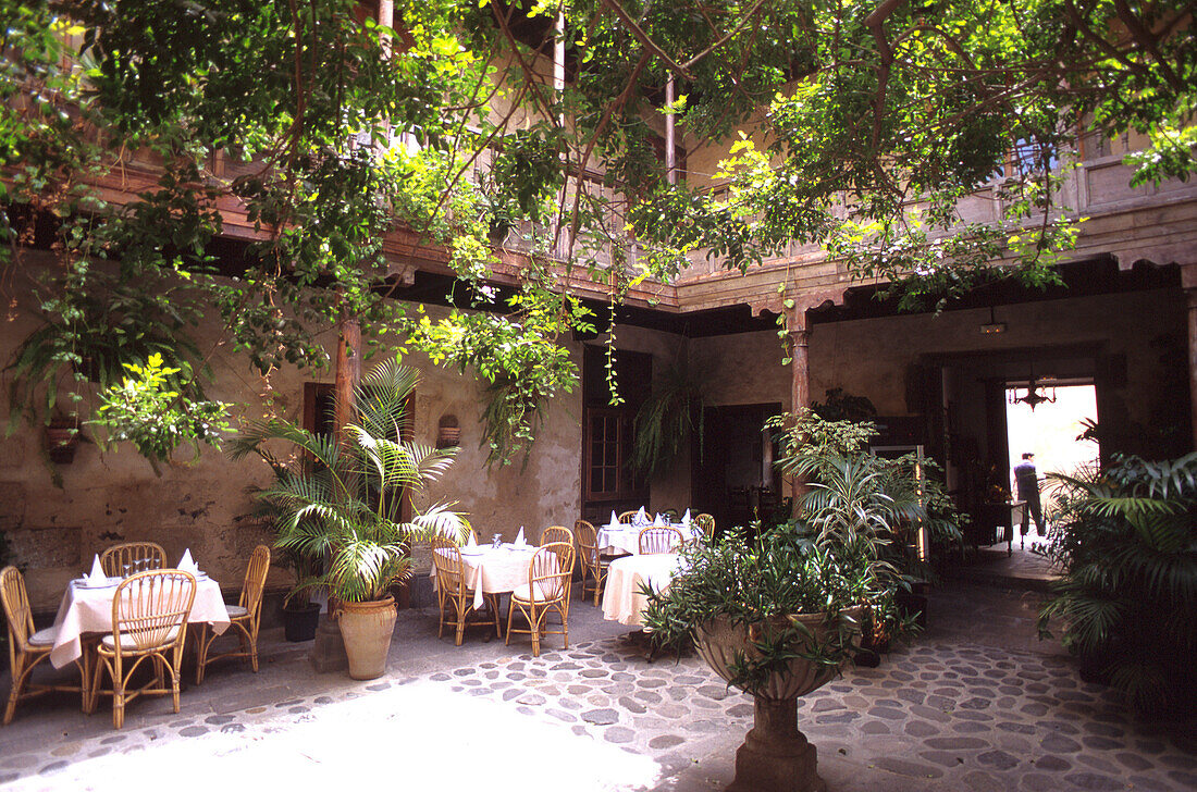 Restaurant Casa Montesdeóca, Las Palmas, Gran Canaria Kanarische Inseln, Spanien