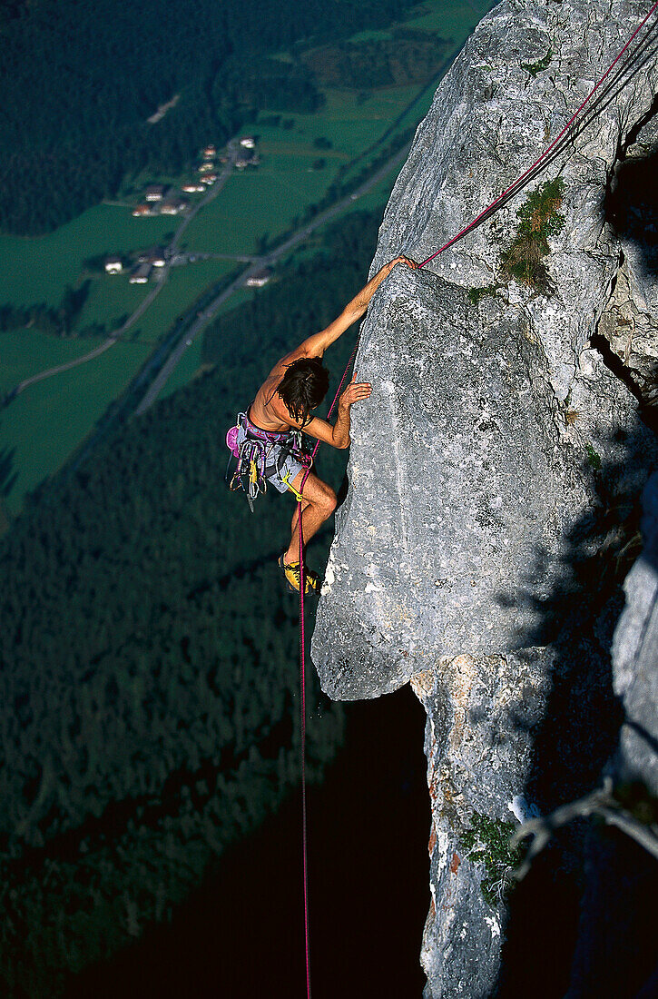 Freeclimbing, Loferer Alp, Salzburger Land Austria, Sports