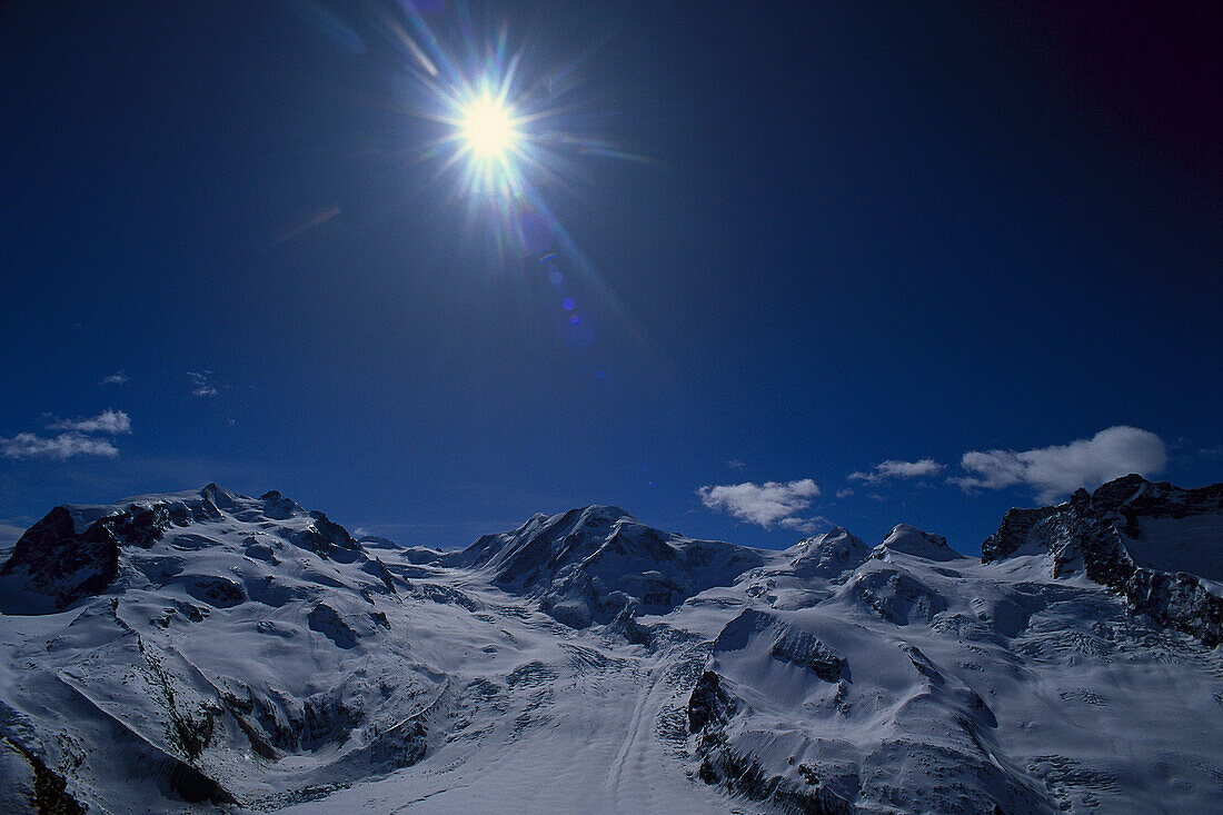 Panoramic View, Winter landscape, Sella Ronda, Sella Group, Dolomites, South Tyrol, Italy