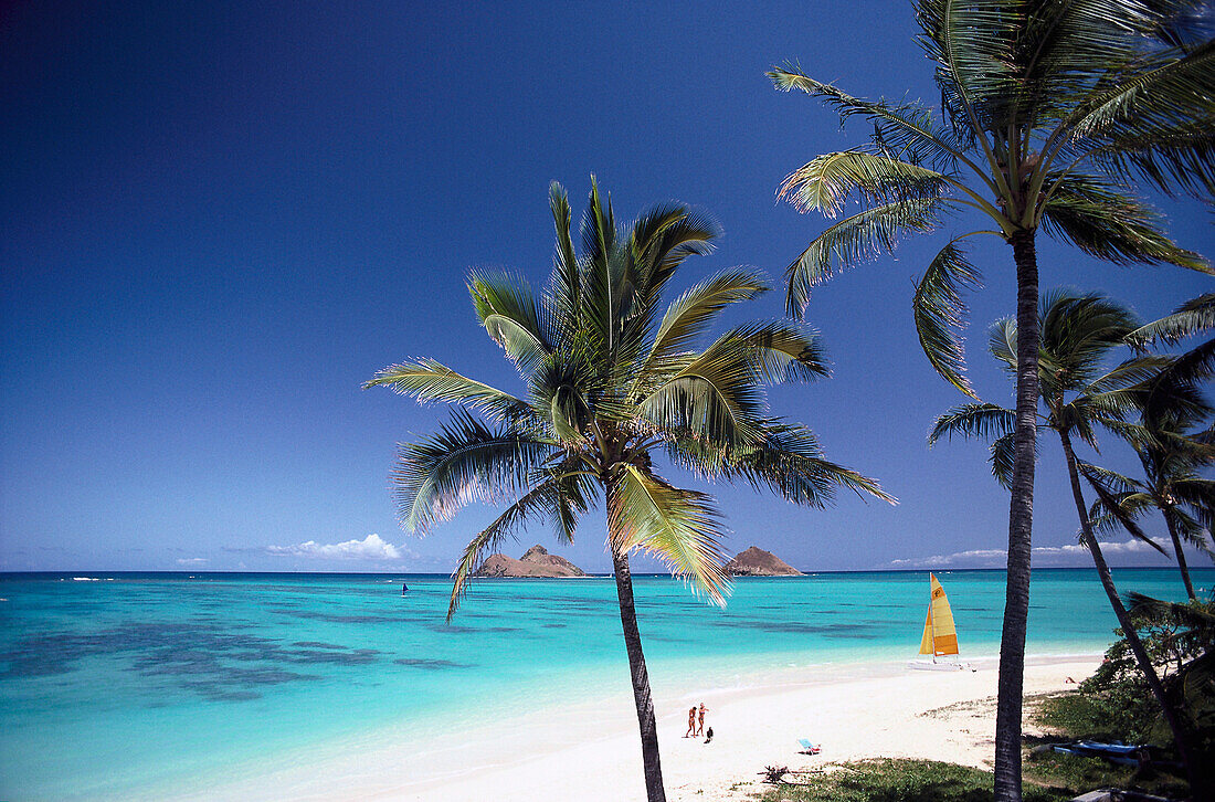 Lanikai Beach, Oahu, Hawaii, USA