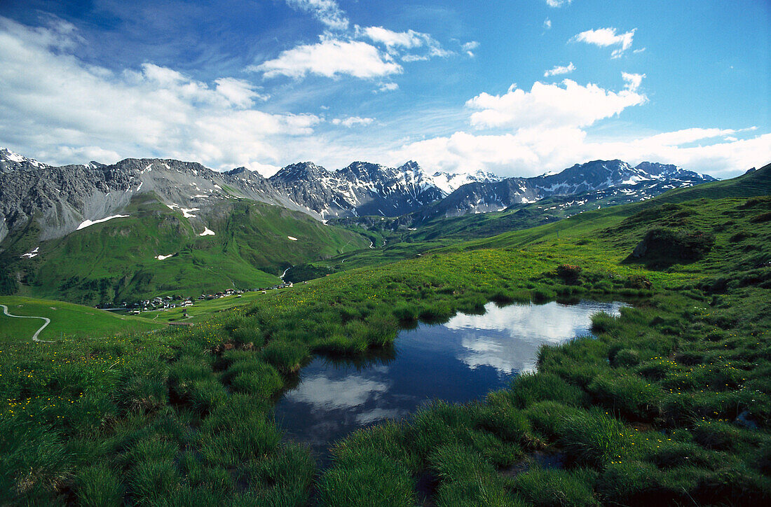 Tarn near Arosa, Graubuenden Switzerland