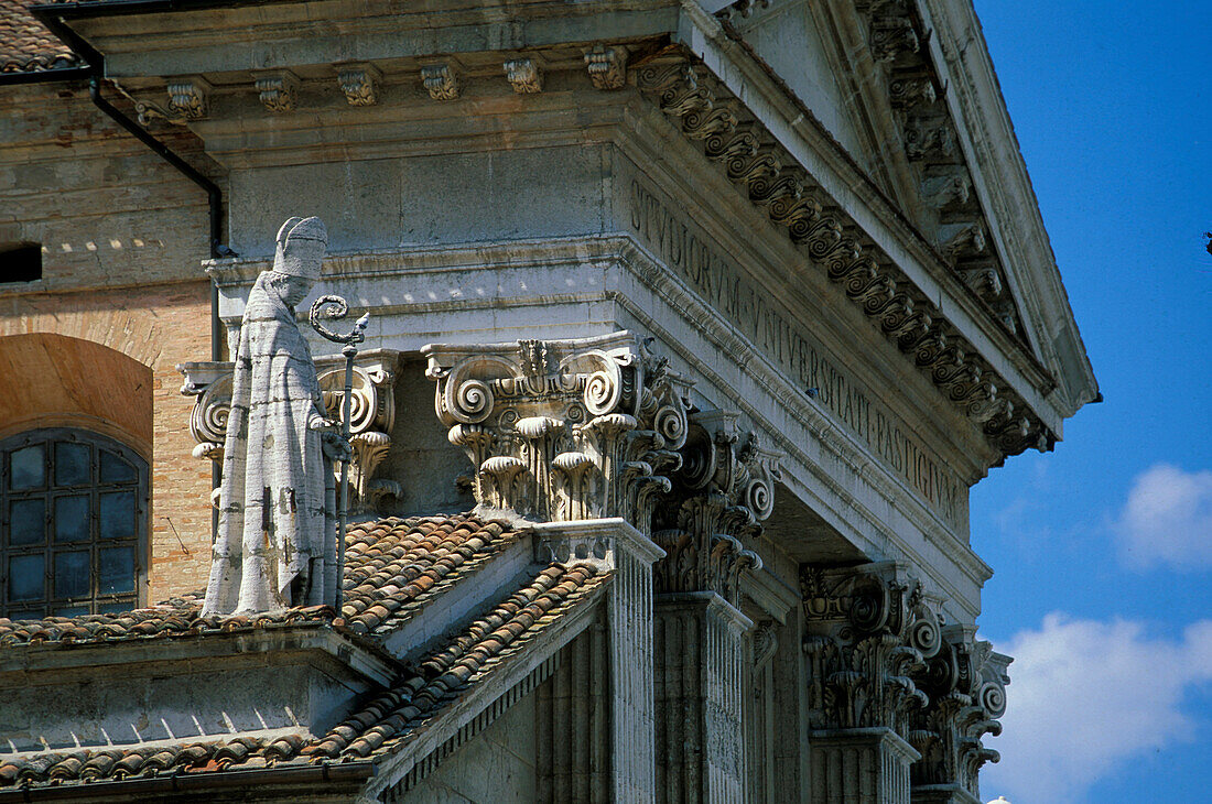 Historical facade, Urbino, Marken Italy