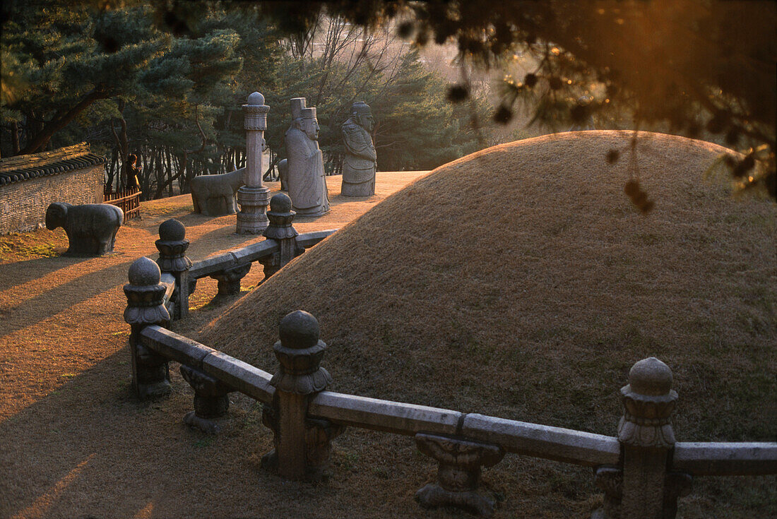 Ancient royal tombs, Königsgrab, Seoul, Südkorea, Asien