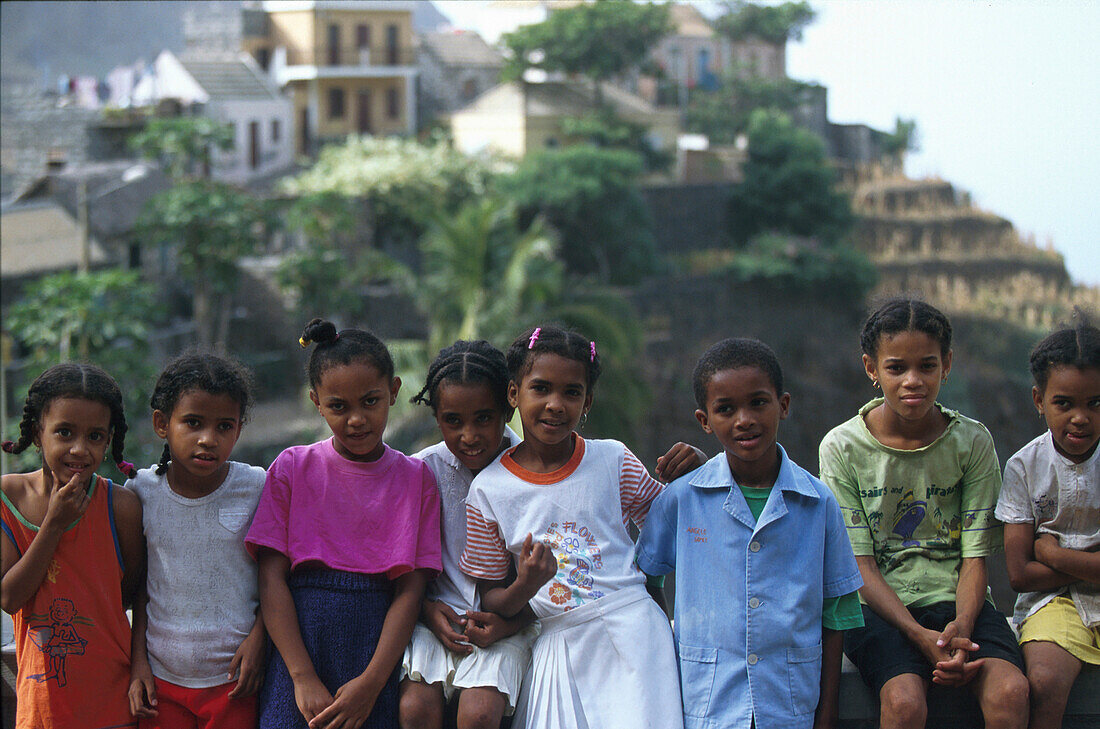 Kinder, Kapverdische Inseln, Santo Antáo Gruzinha da Garca