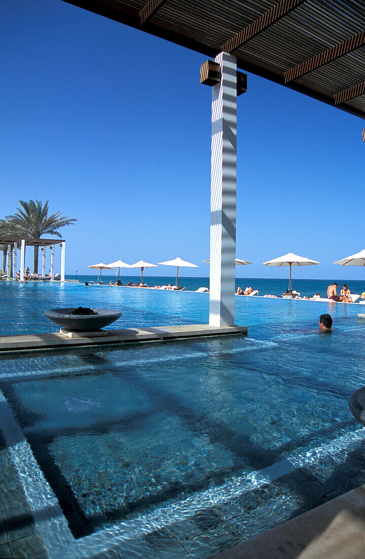 Chedi Pool, The Chedi Hotel, Maskat, Oman