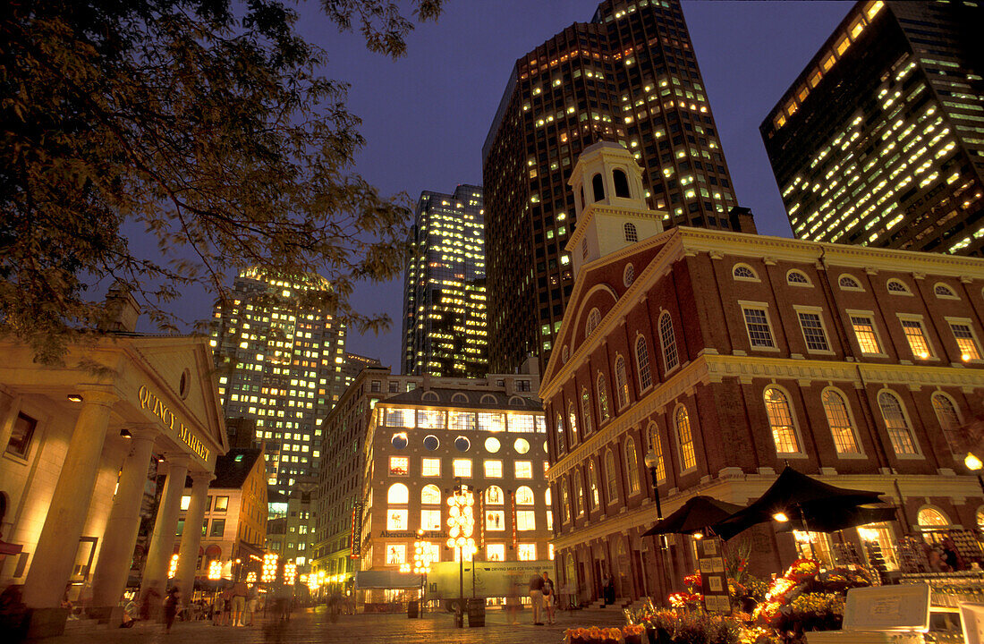 Faneuil Hall, Marktplatz, Quincy Building, Boston, Massachusetts, USA