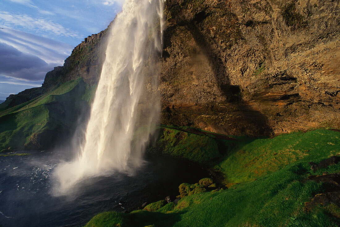 Wasserfall, Island, Europa