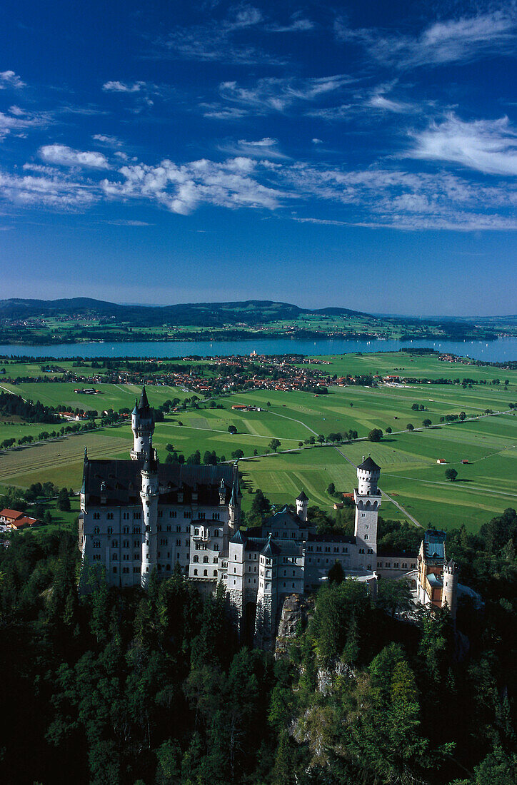 Neuschwanstein Castle, Schwangau, Allgaeu, Bavaria, Germany