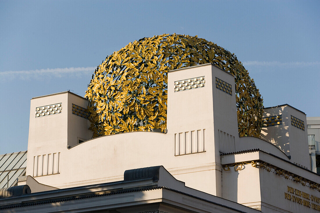 Golden cupola of the Secession, Vienna, Austria