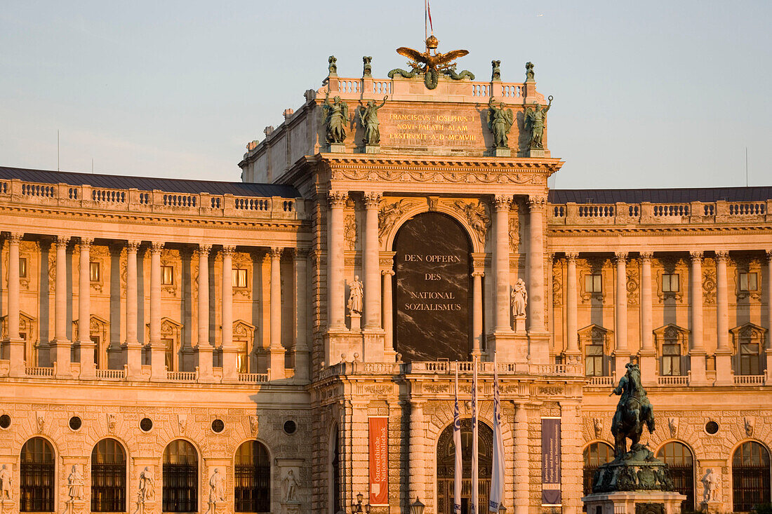 Neue Hofburg in softly sunlight, Vienna, Austria