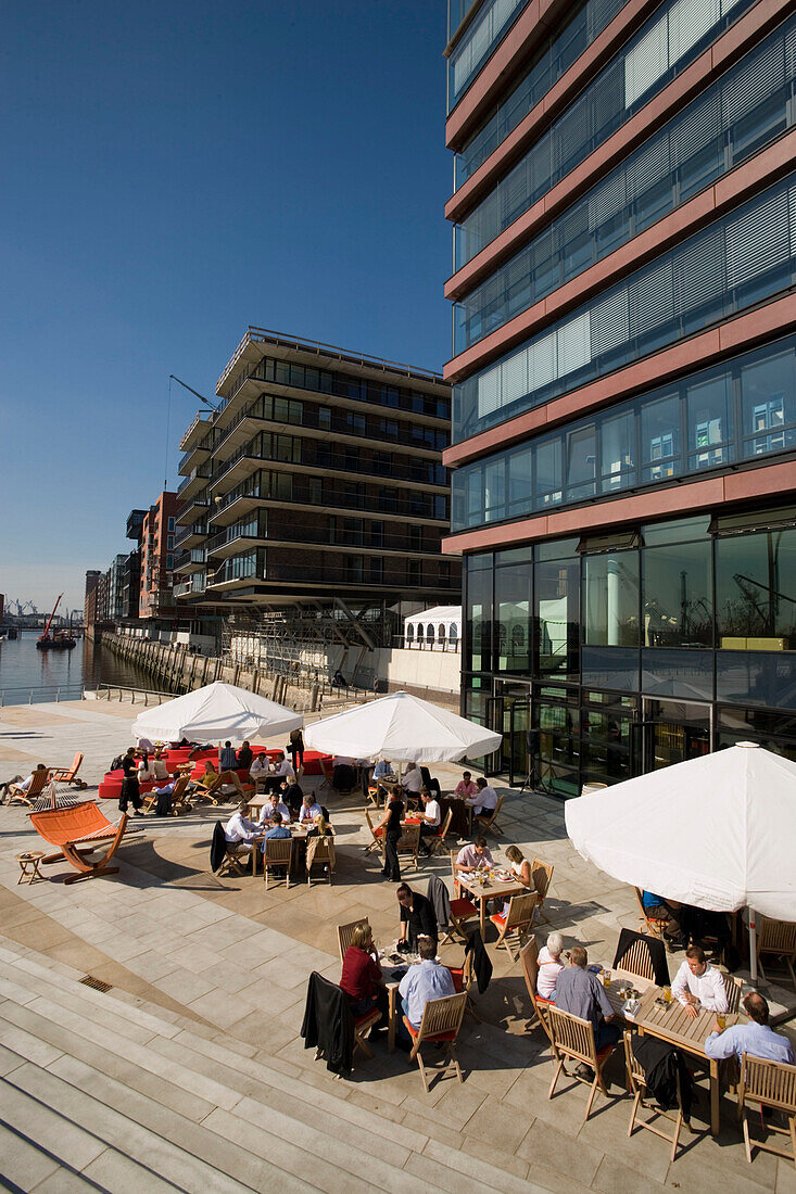 Restaurant at Hafencity, Hamburg, Germany