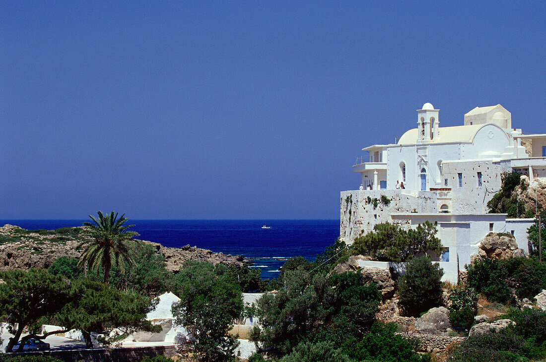 Cloister, Moni Chryssoskalitissa, Crete, Greece