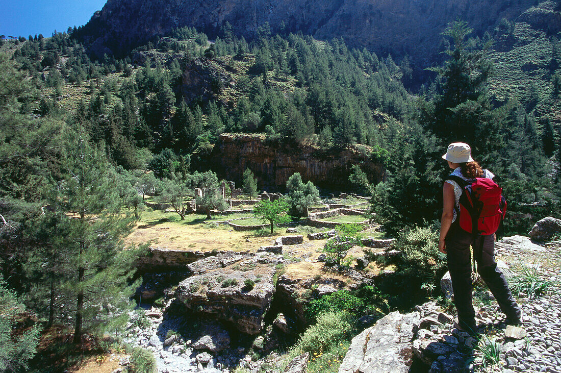 Wandern, Samaria-Schlucht, Kreta, Griechenland