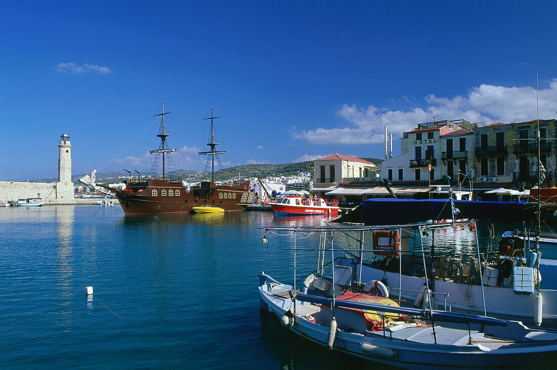 Venetian Harbour, Réthimnon, Crete, Greece