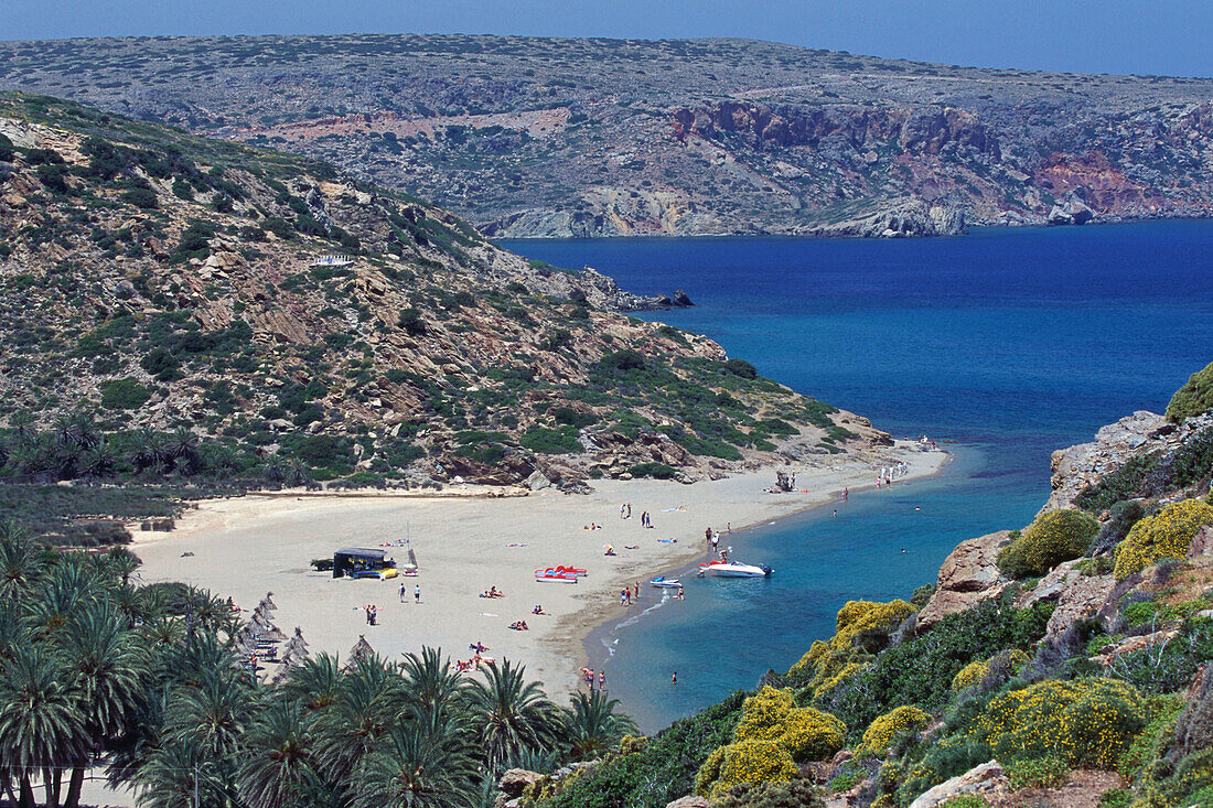 Beach of Vai, Vai Finikodasos, Crete, Greece