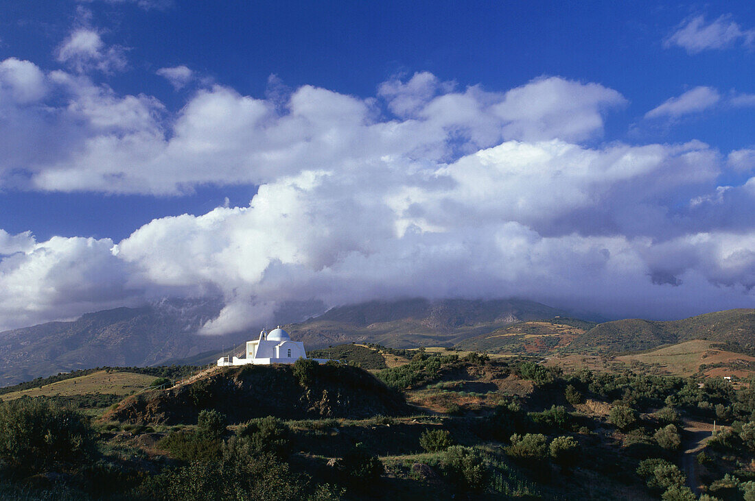Church, Ida Mountains, near Agios Georgios, Crete, Greece