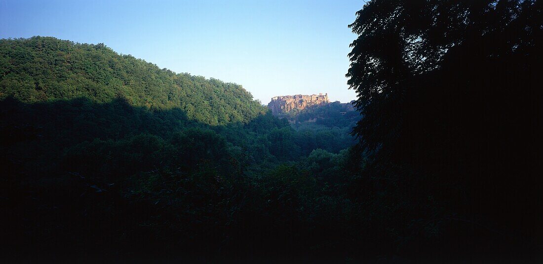 Dorf Calcata bei Rom, Italien