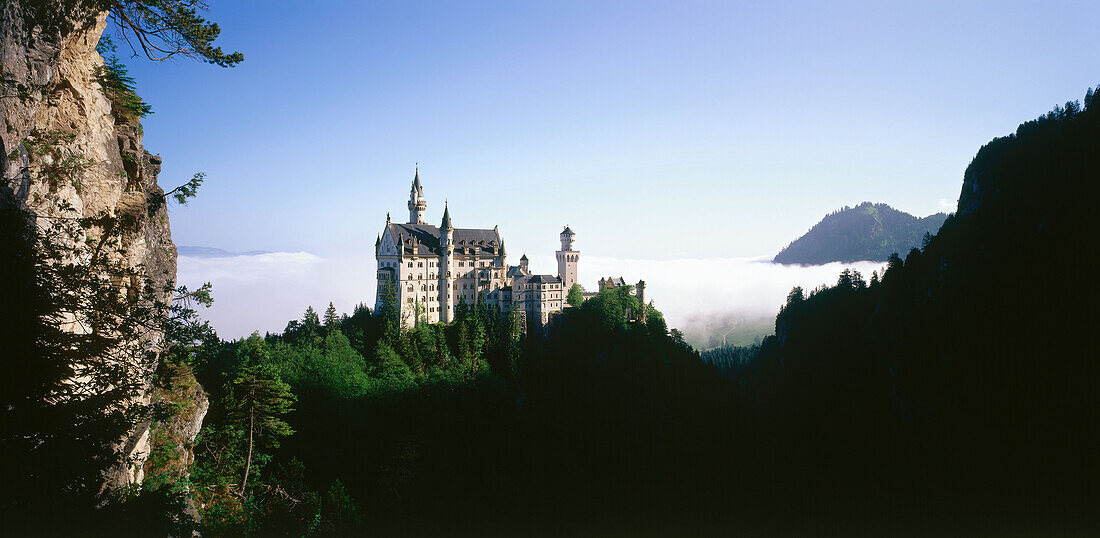 Schloß Neuschwanstein, Allgäu, Bayern, Deutschland