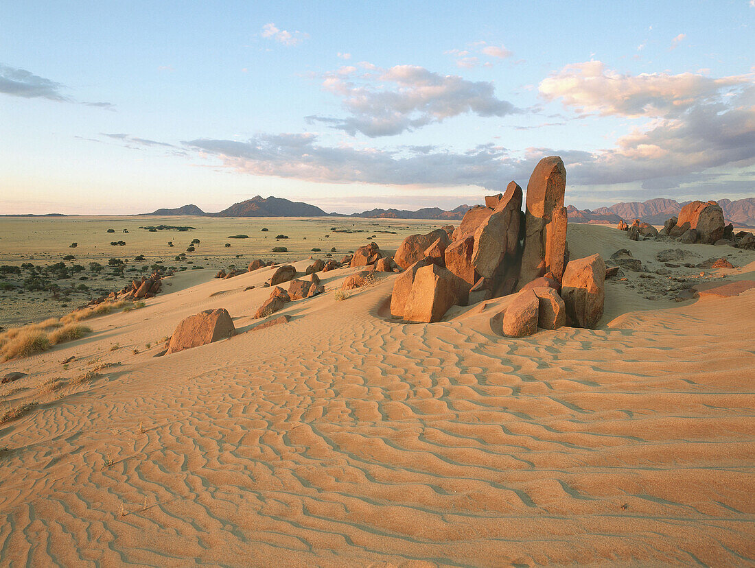 Rocks, Sossusvlei, Namib Desert, Namibia, Africa