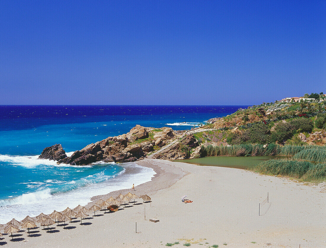 Beach of Lávris near Panormos, Crete, Greece