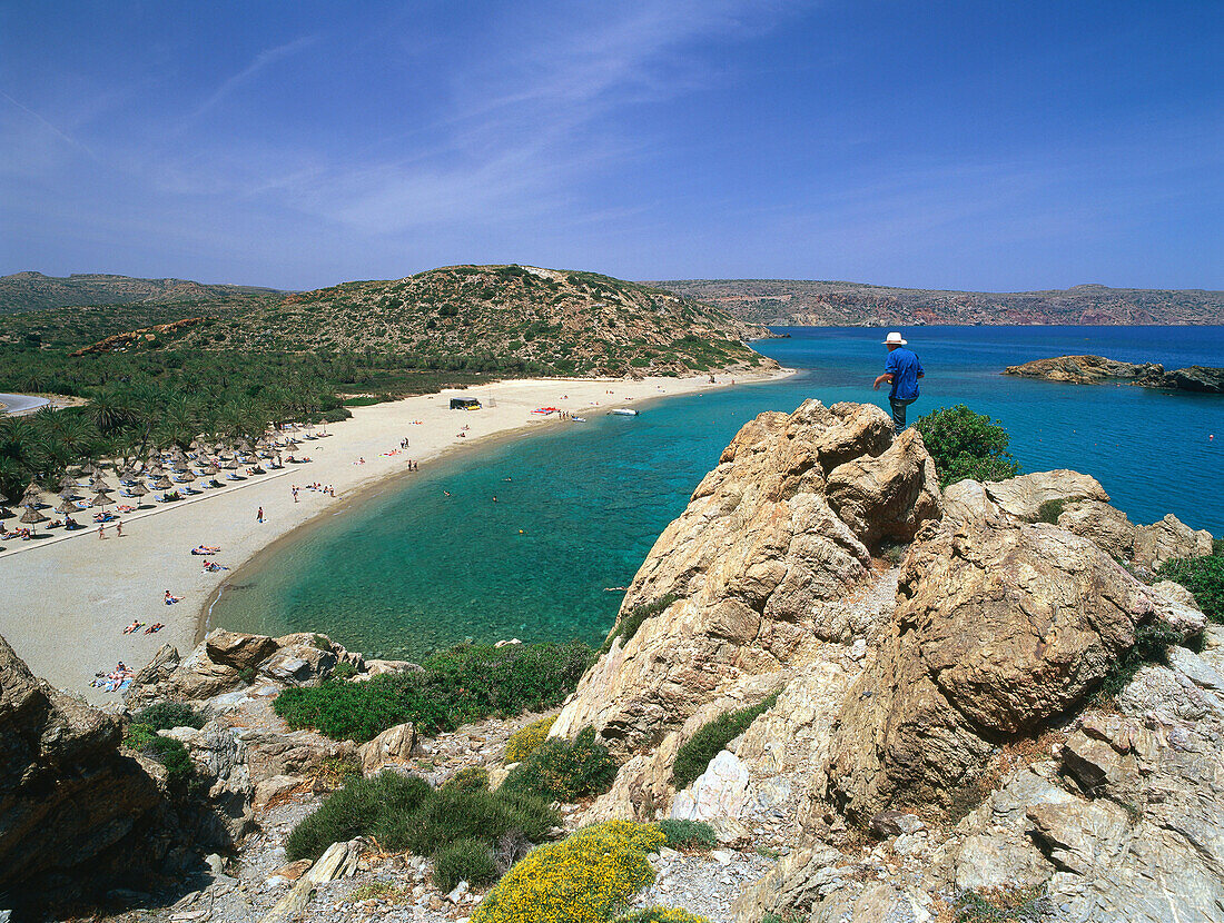 Pal beach of Vai, Vai Finikodasos, Crete, Greece