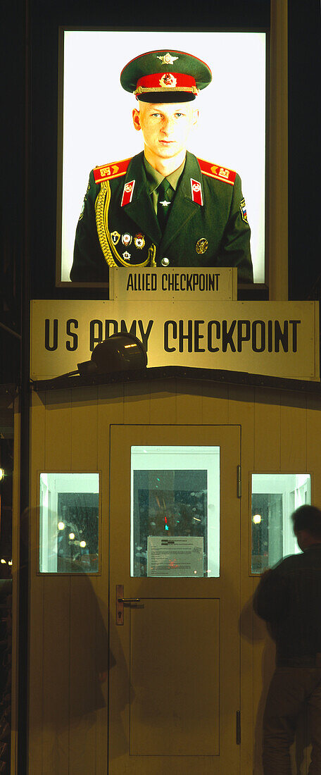 Ehemaliger Checkpoint Charlie, Berlin, Deutschland