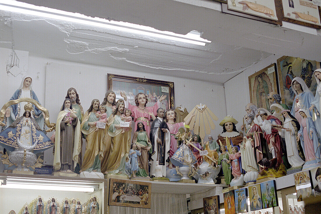Holy figures, Mexico City, Mexiko