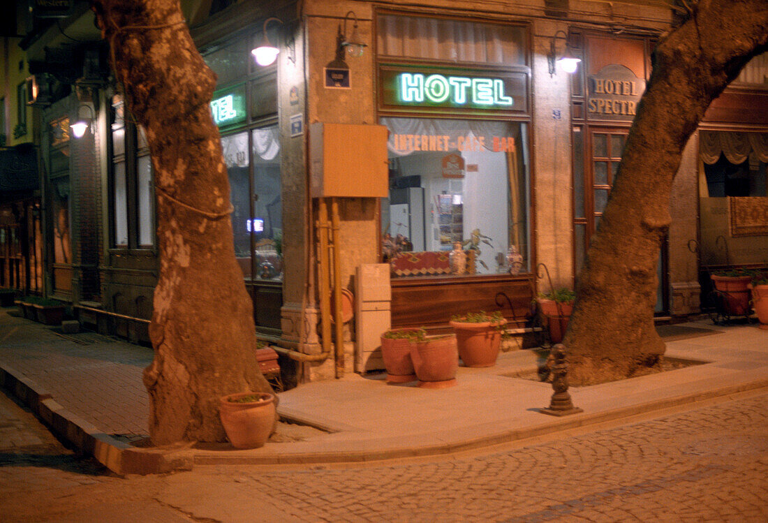 Street corner, istanbul, turkey