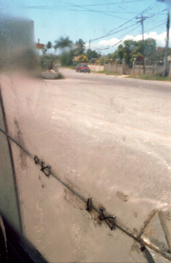 Busfenster, negril, jamaika, Karibik