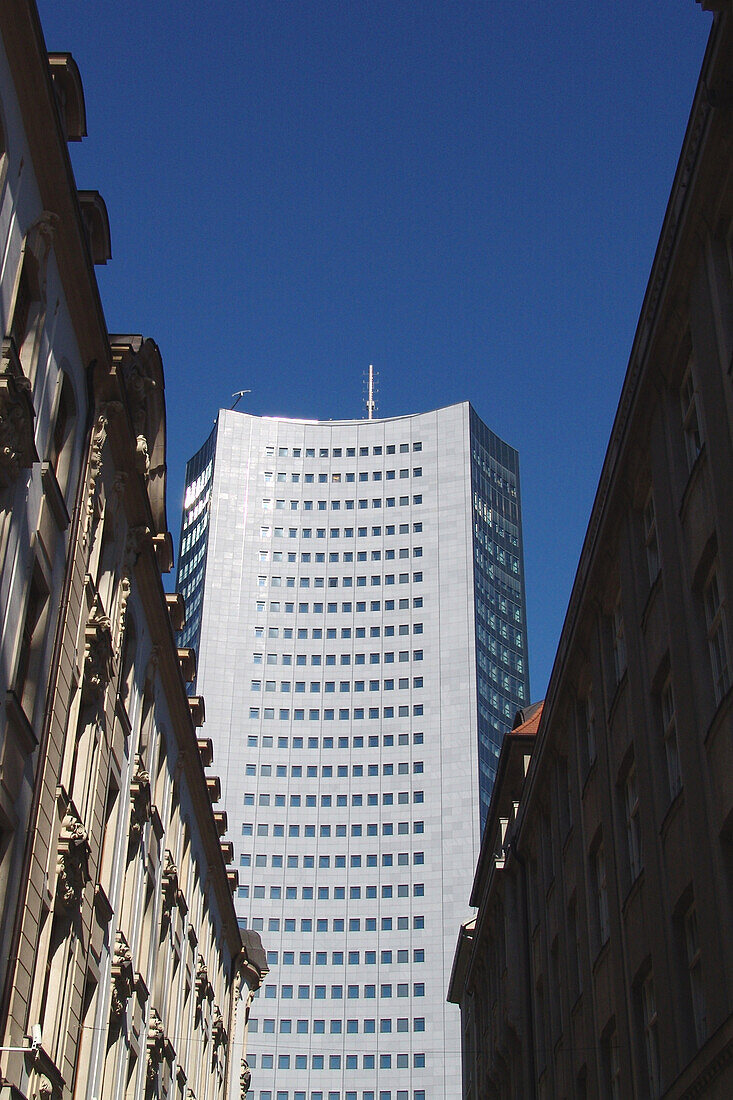 Leipzig, saxony, germany, city tower