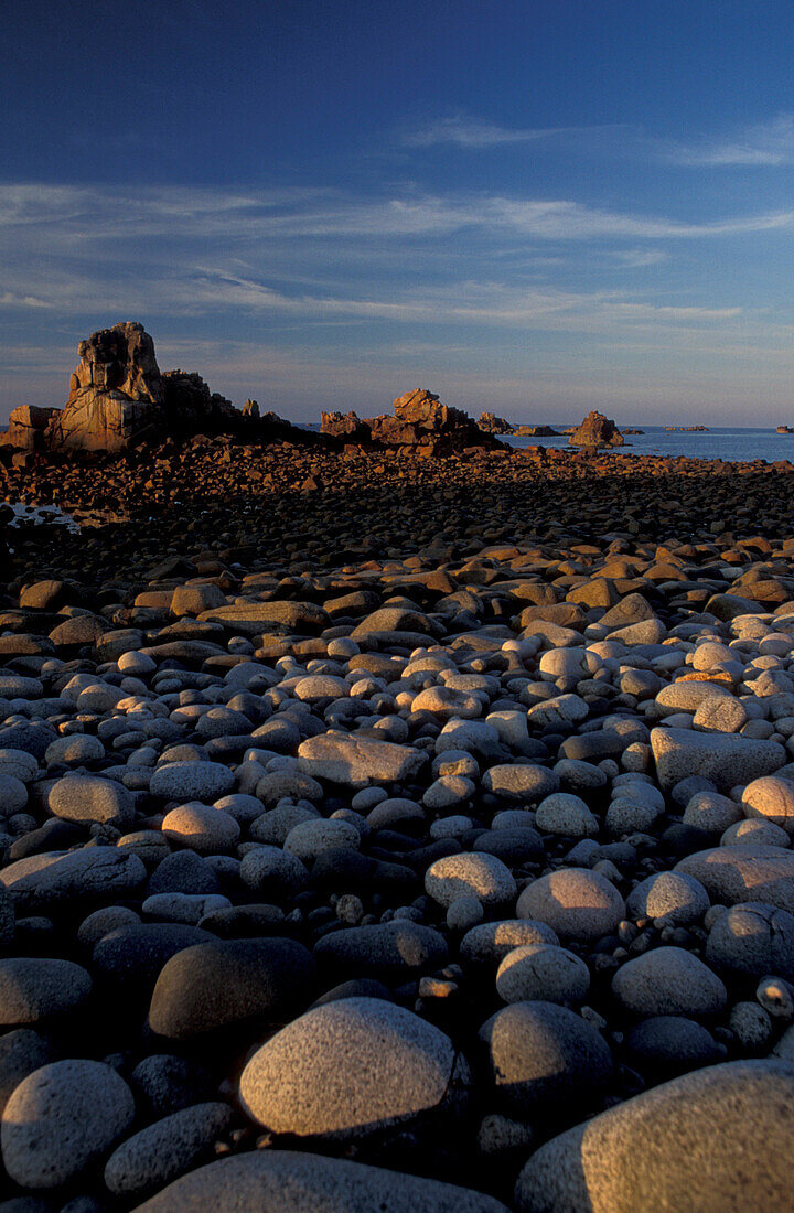 Küstenlandschaft, Le Gouffre, Bretagne, Frankreich