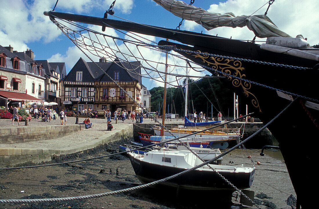 Hafen, Auray, Bretagne, Frankreich