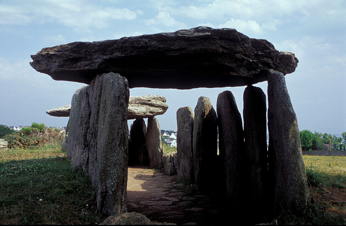 Allee Couverte, Pors Poulhan, Bretagne, Frankreich, Europa