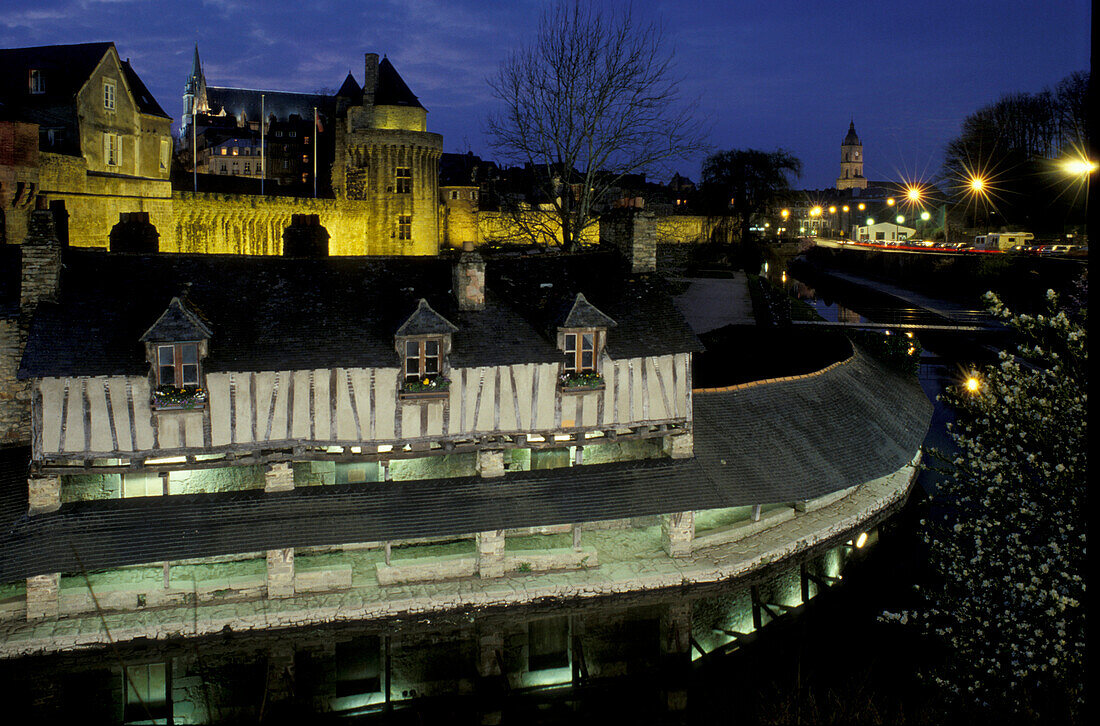 Waschhalle, Vannes, Bretagne, Frankreich, Europa