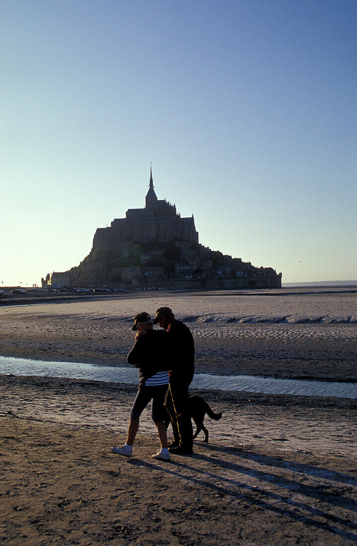 Mont Saint Michel, Normandie, Frankreich, Europa
