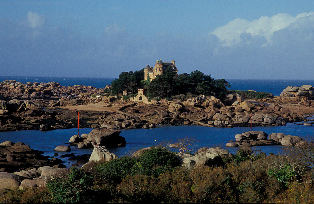Chateau Costaeres, Ploumanach, Brittany, France